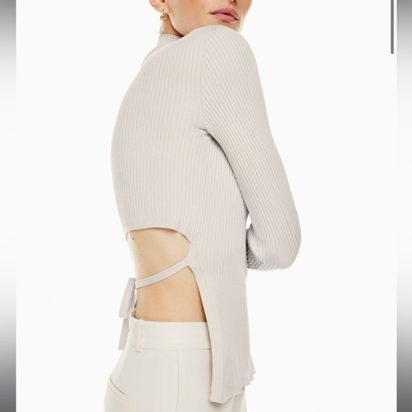 Babaton Sculpt Knit Top (in Brown) - Picture 3 of 8